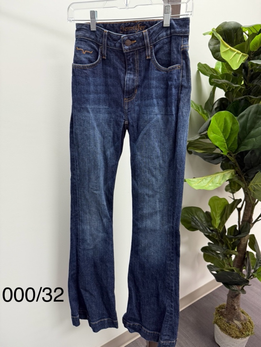 Jennifer Women’s Dark Blue Flared Jeans